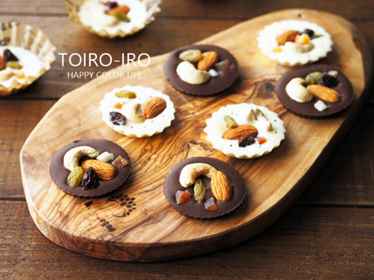 おかずカップを使って作る★マンディアンチョコレート