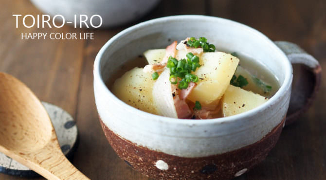 電子レンジで簡単調理★洋風スープ肉じゃが