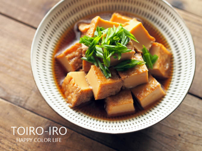 常備菜やお弁当にも 厚揚げの煮物 Toiro Note トイロノート 家族が笑顔になる いつものごはんを彩るレシピサイト