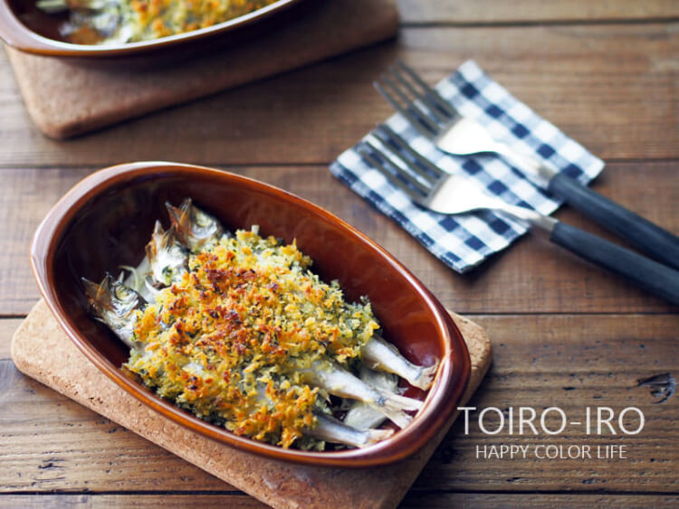トースターで簡単フライ風★ししゃものパン粉焼き