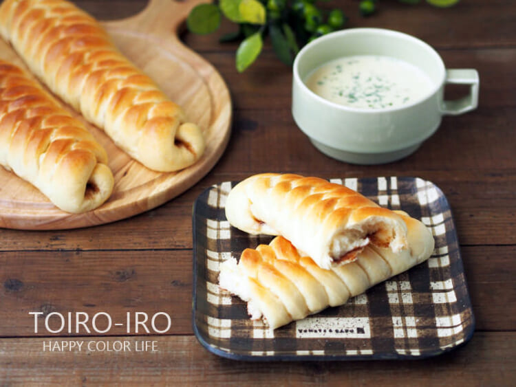 ほわんほわん♪シナモンシュガーの編みパン