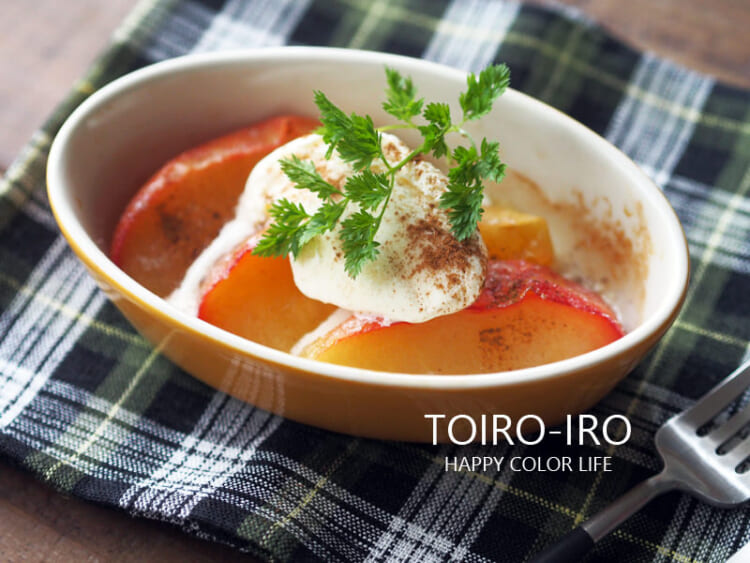 レンジ＆トースターで超簡単おやつ★焼きりんご