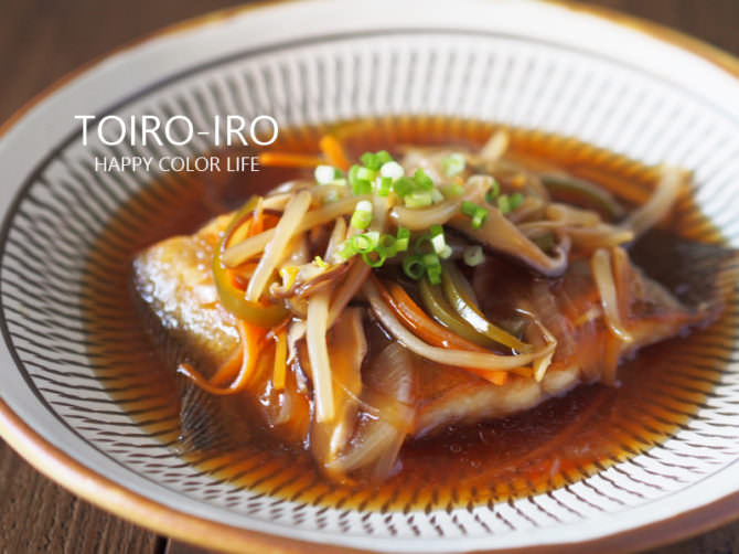 野菜も摂れる カレイの中華風あんかけ Toiro Note トイロノート 家族が笑顔になる いつものごはんを彩るレシピサイト