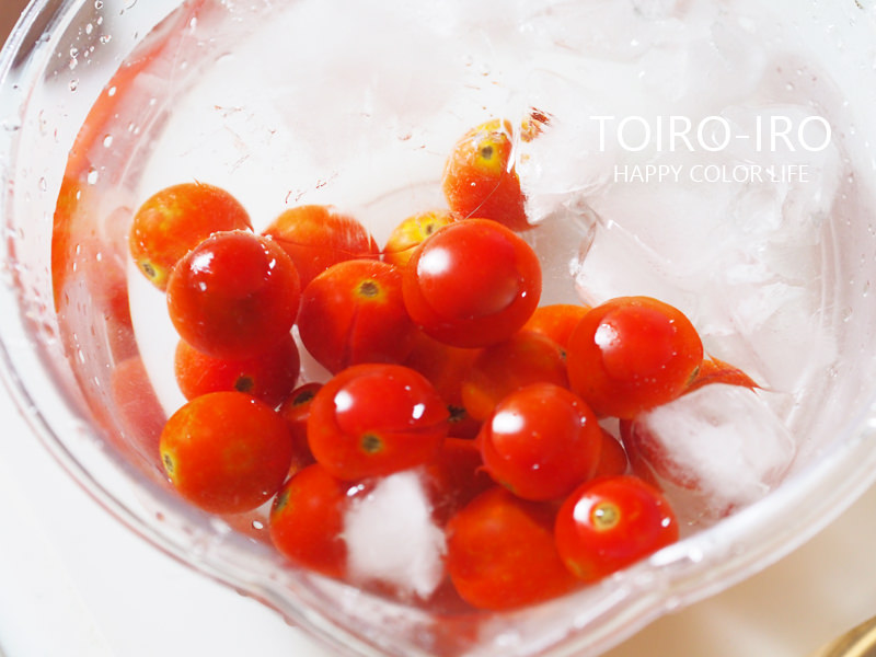 ミニトマトの湯むき方法 Toiro Note トイロノート 家族が笑顔になる いつものごはんを彩るレシピサイト