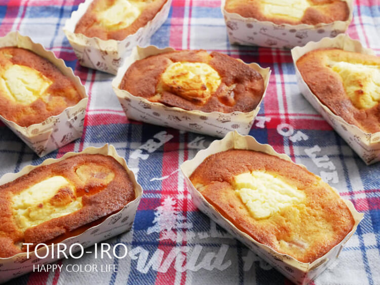リンゴとクリームチーズのバターケーキ