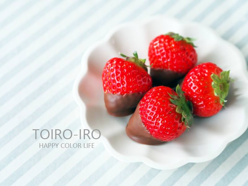 バレンタインに♡超簡単なイチゴチョコ | toiro note 〜トイロノート  