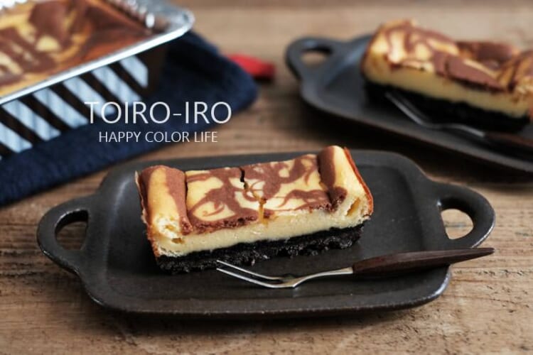 マーブルチーズケーキ