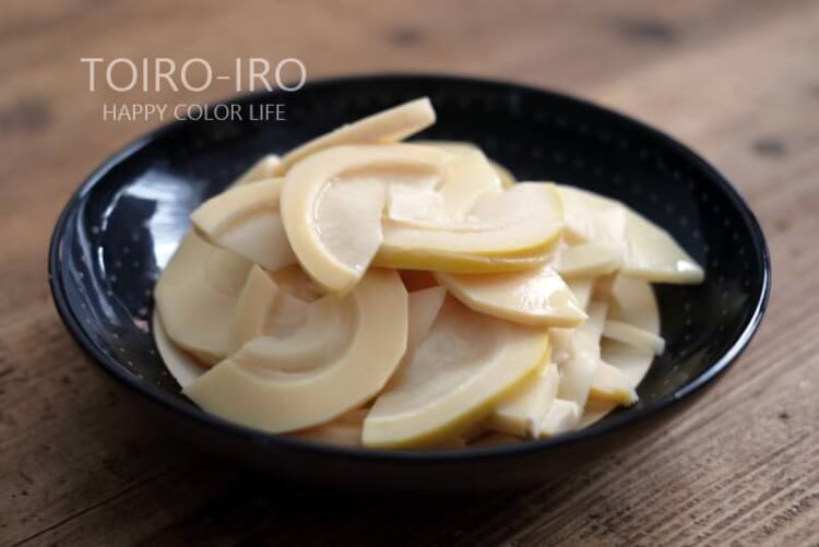 たくさんたけのこをいただいたら、薄味で煮ておくと良い!