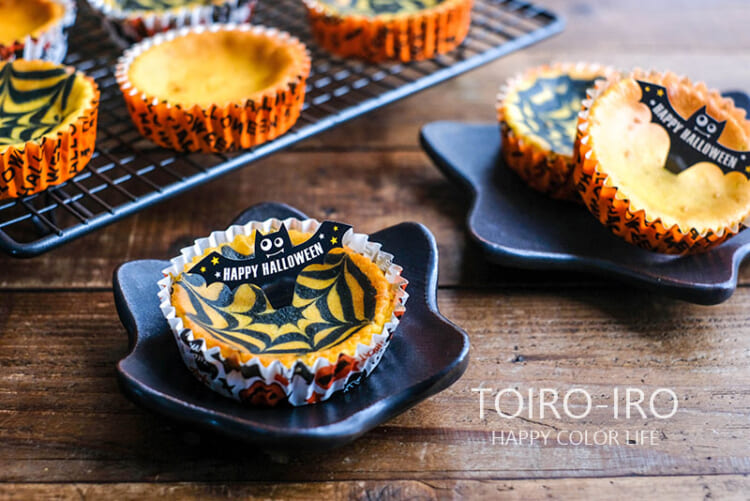 ハロウィンパンプキンチーズケーキ