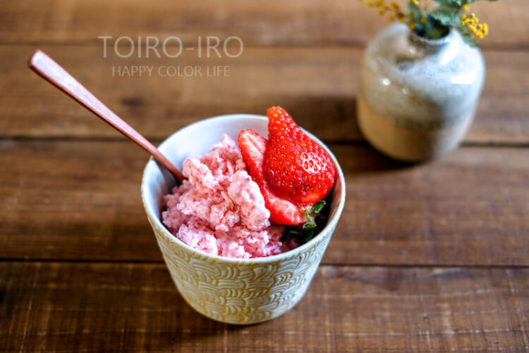 ストロベリーフローズンヨーグルト