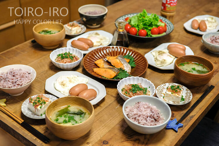 夏休みに子供と一緒に朝ごはんづくり