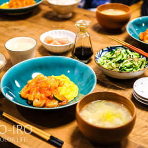 おうち中華！エビチリの晩ごはん