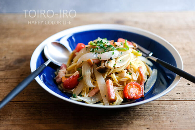 いろんな野菜でパスタ作り〜！