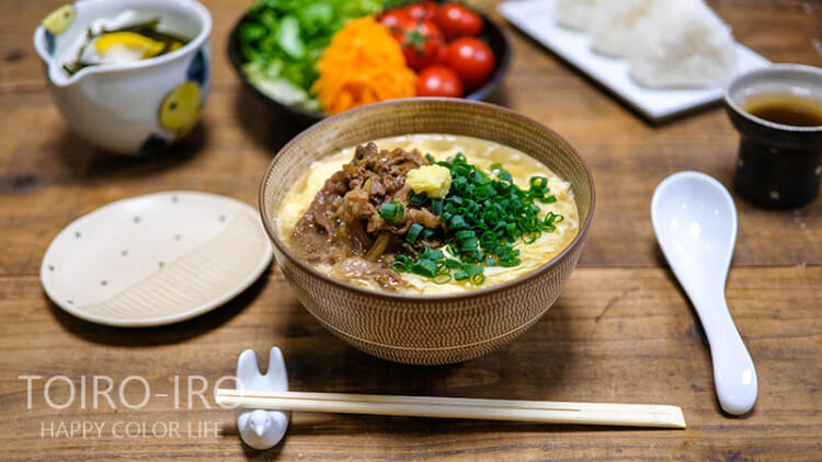 寒い日にぴったりのあんかけうどん