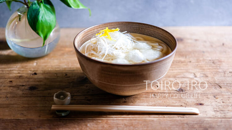 大好物の揚げ餅うどん。