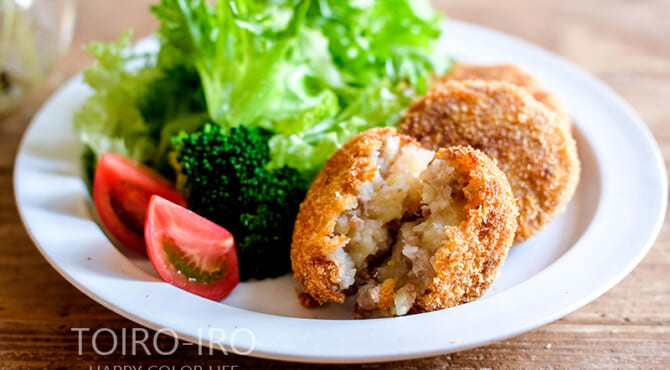ジャガイモと挽き肉のコロッケ