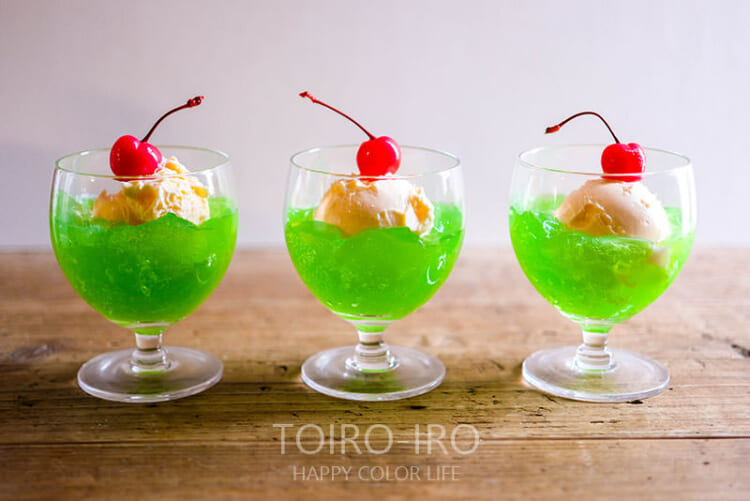 まるでクリームソーダ！なゼリー♡