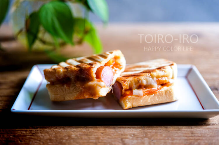 食パン一枚で！ホットサンド！！