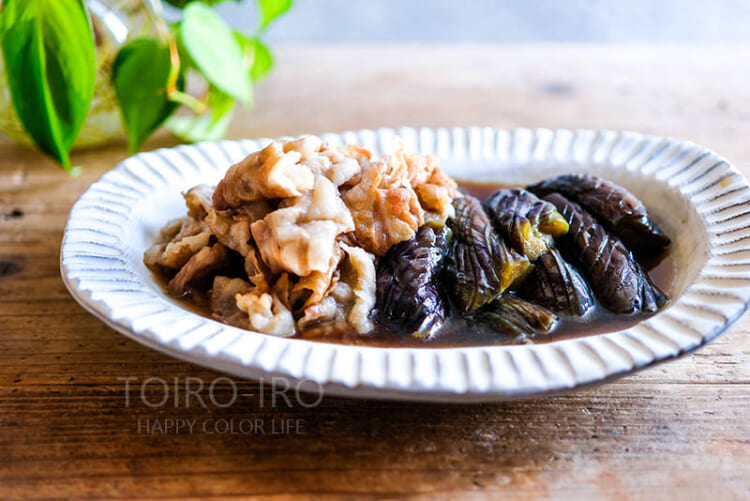 トロトロ！ナスと豚バラの煮物