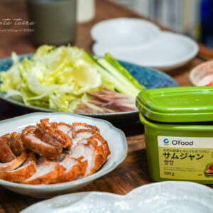 野菜と食べる、カリじゅわ豚バラ！